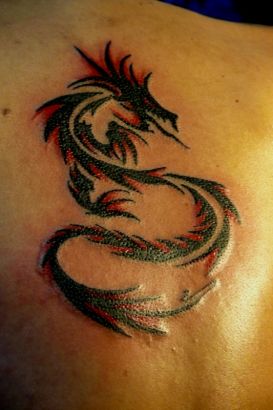 Tribal Dragon Image Of Tattoos